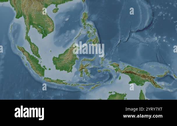Celebes Sea Location Diagram On A Pale Colored Elevation Map In The Celebes Sea Location Diagram On A Pale Colored Elevation Map In The Patterson Cylindrical Projection 2yry7xt