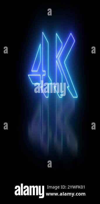 4K text animation in vertical high resolution. Easy to put into any ...