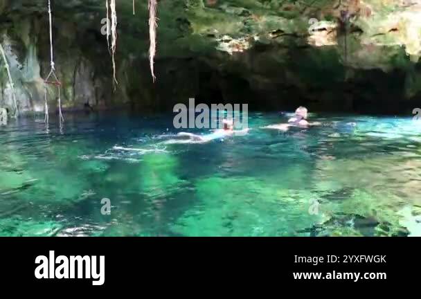 Cenote mexico swim riviera Stock Videos & Footage - HD and 4K Video ...