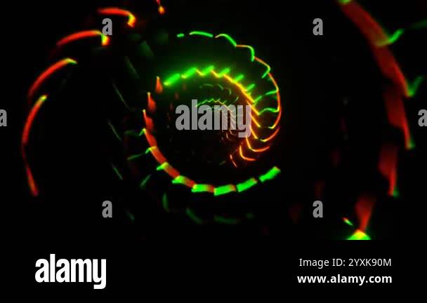 Exciting VJ loop on an abstract background with smooth flowing images ...