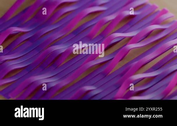 3D Abstract Art Ribbon Looping Animation, 4K Stock Video Footage - Alamy