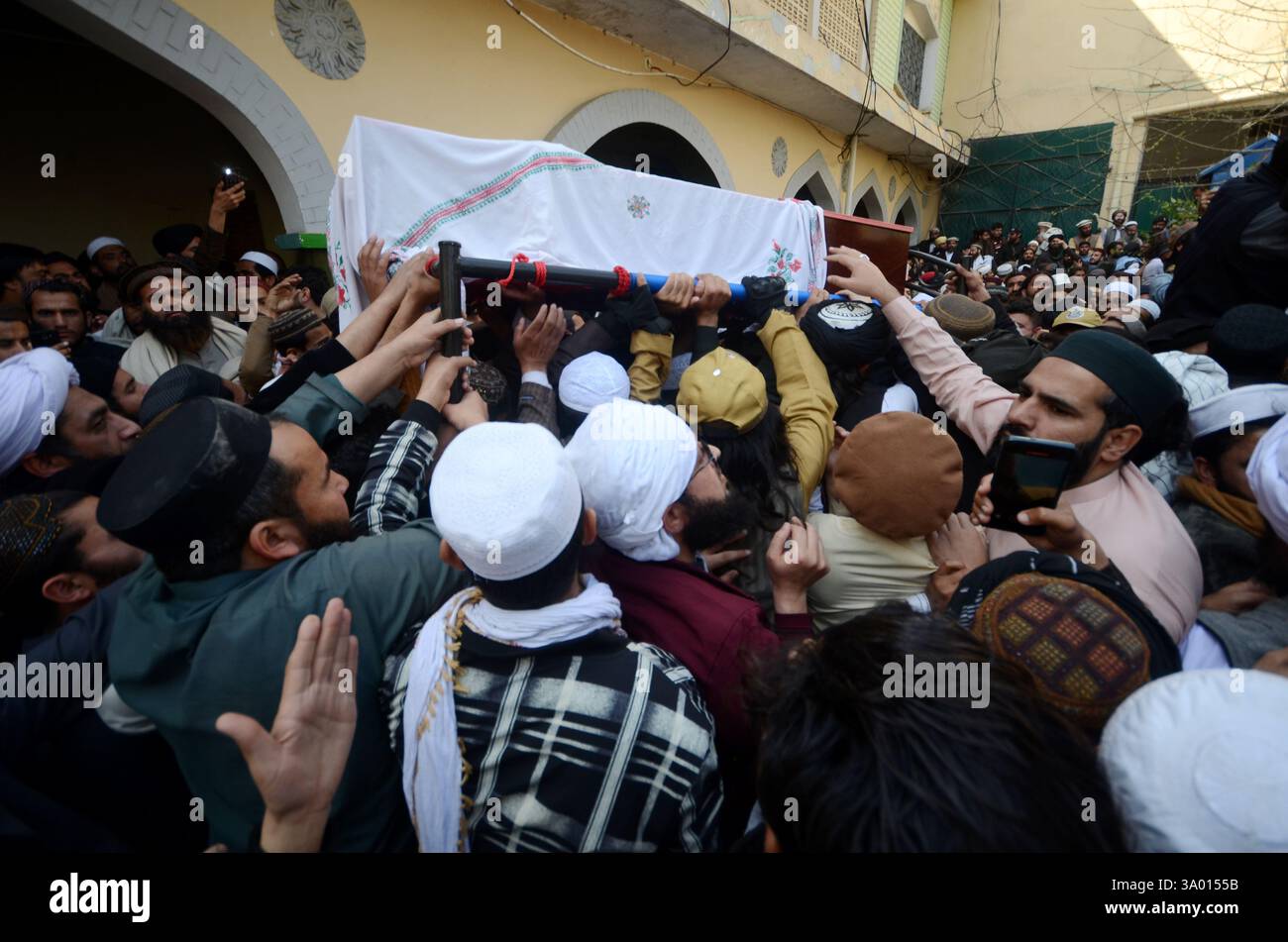 Peshawar Peshawar Pakistan 1st Mar 2025 Funeral Of Jamiat Ulema e peshawar-peshawar-pakistan-1st-mar-2025-funeral-of-jamiat-ulema-e