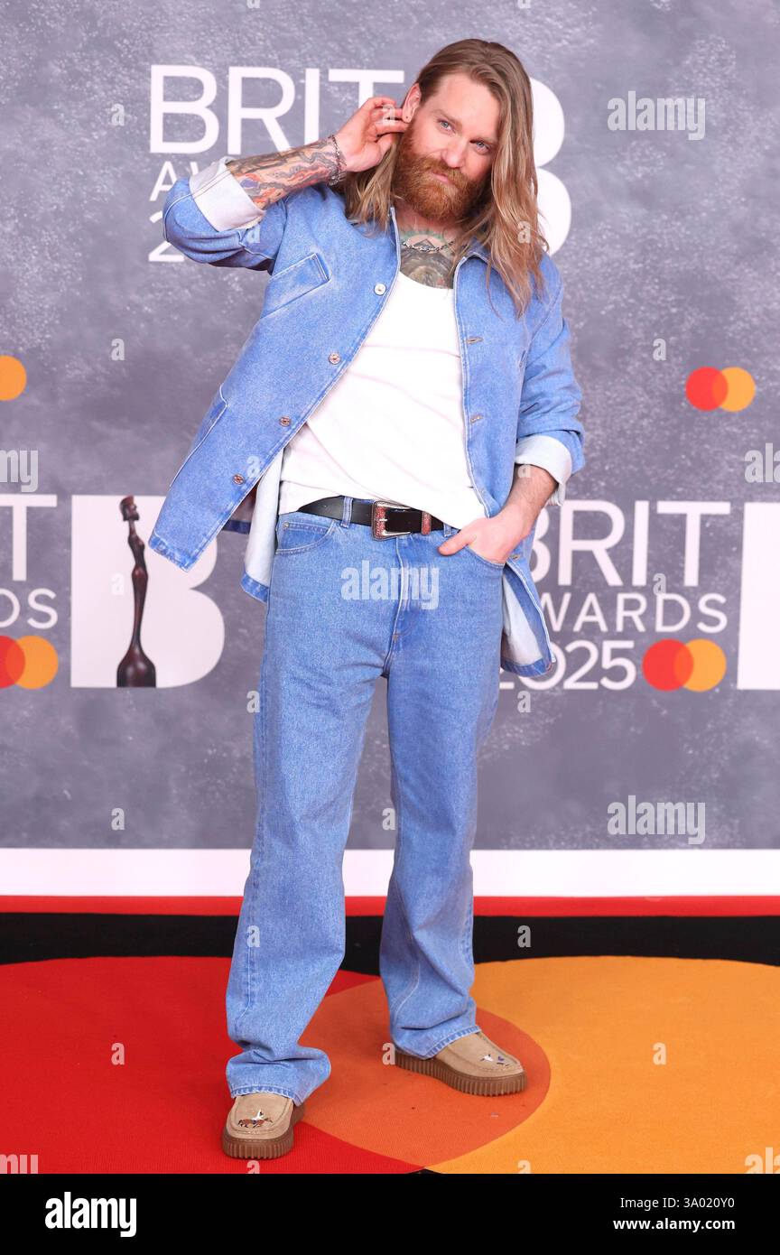 Sam Ryder O2 Postre Sam Ryder bei der Verleihung der 45. BRIT Awards 2025 in der O2 Arena ...