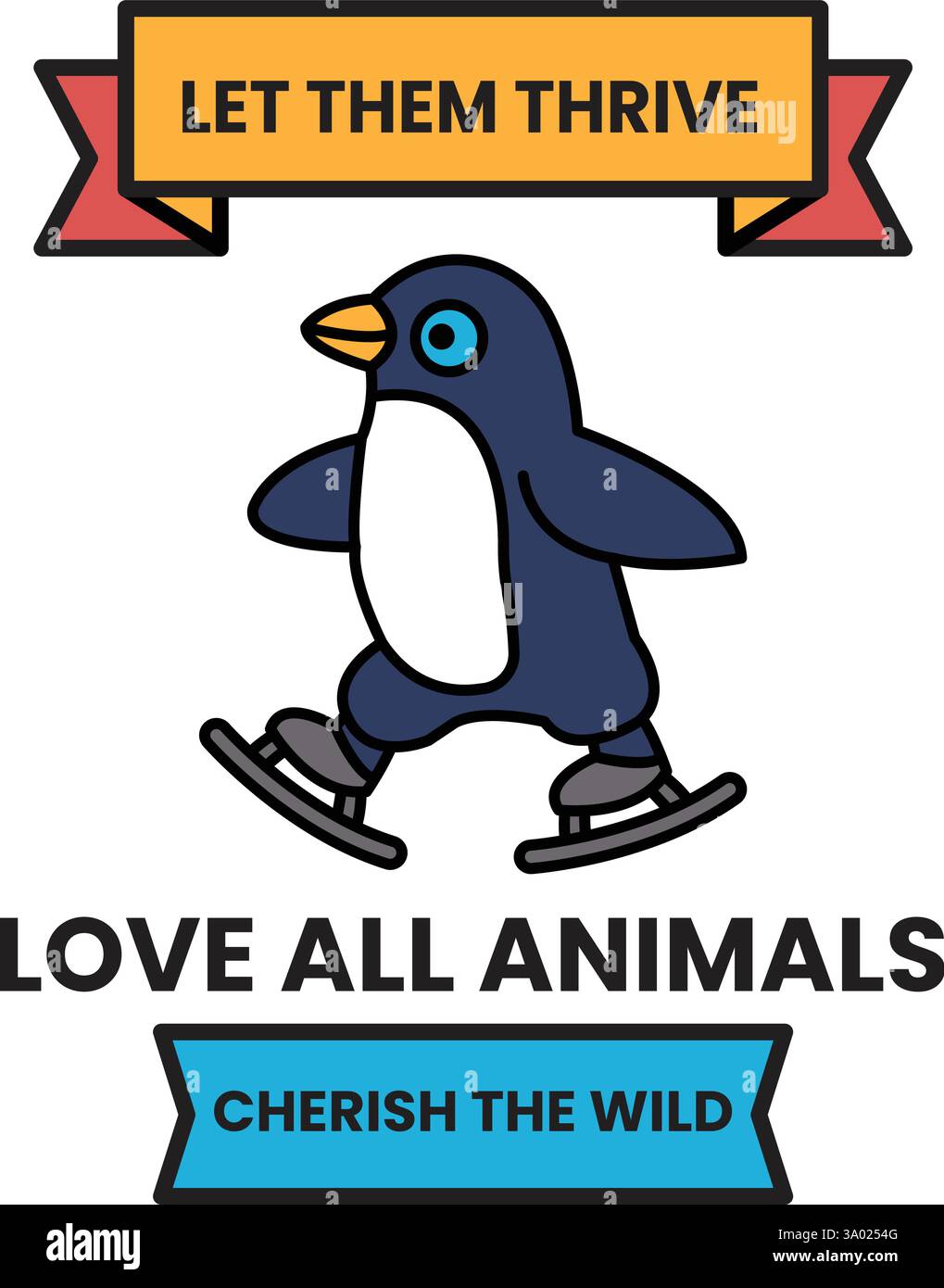 Penguin word hi-res stock photography and images - Alamy