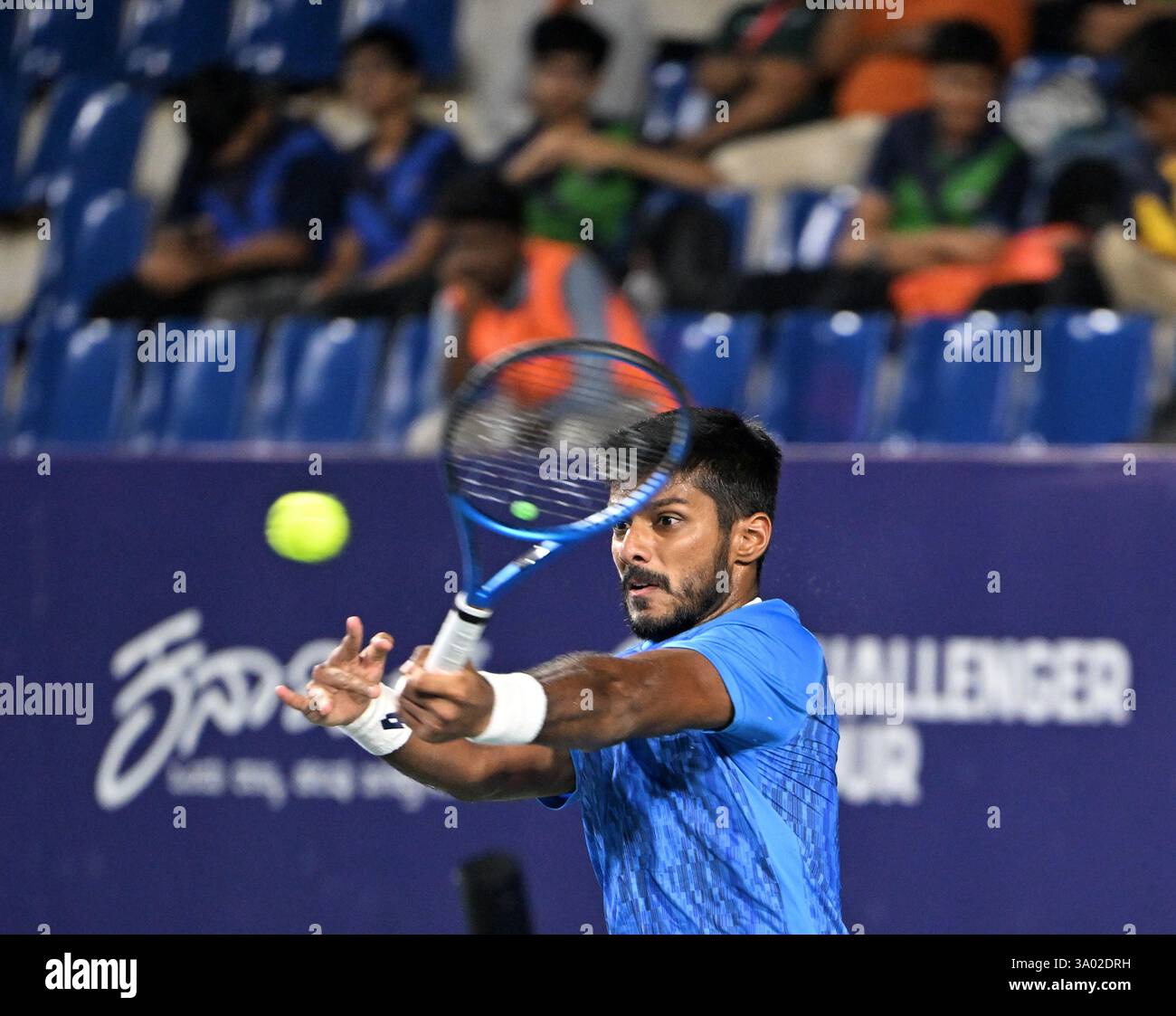 Bengaluru, India. 1st March, 2025. Top-seeded duo Anirudh Chandrasekar ...