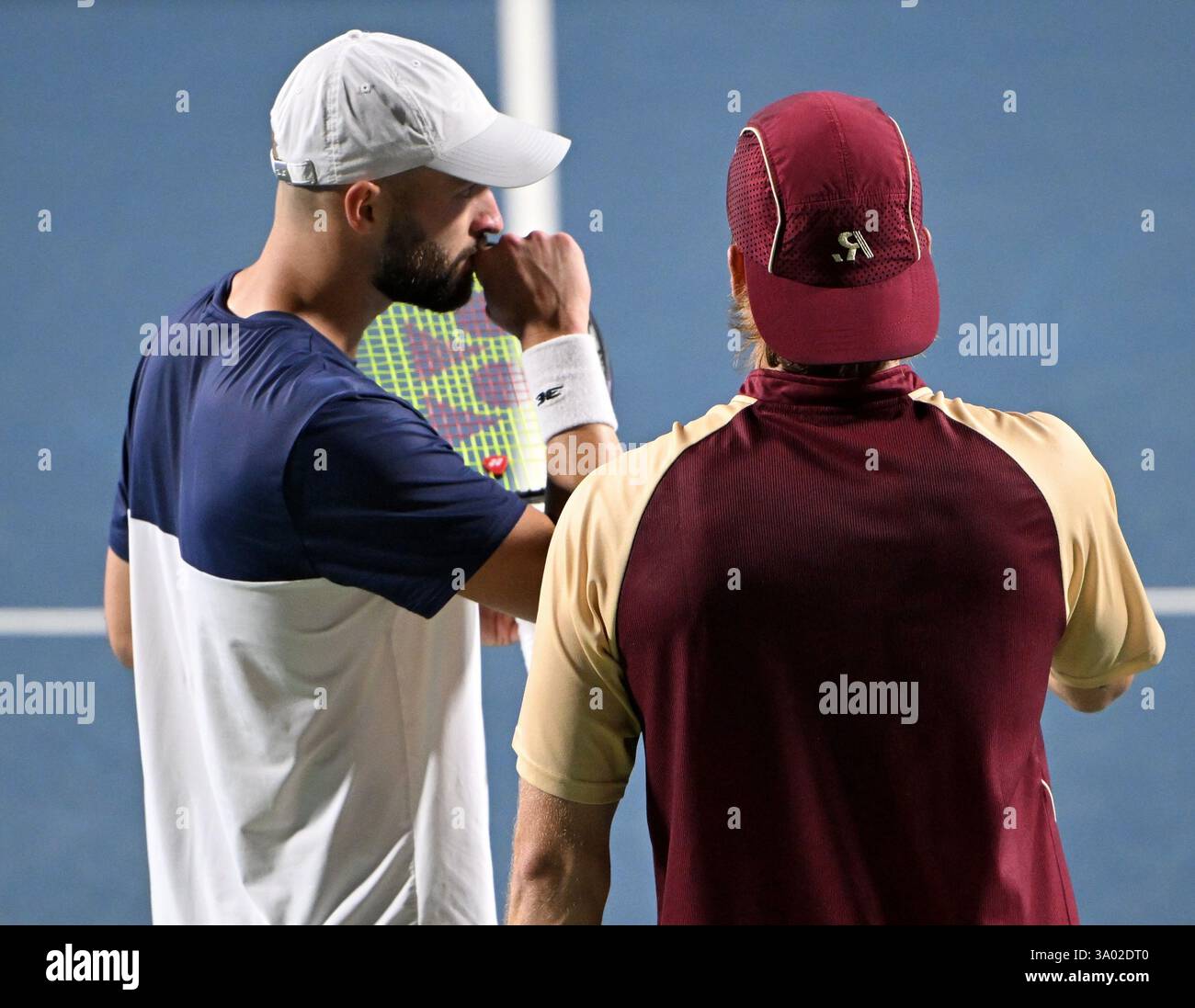 Bengaluru, India. 1st March, 2025. Top-seeded duo Anirudh Chandrasekar ...