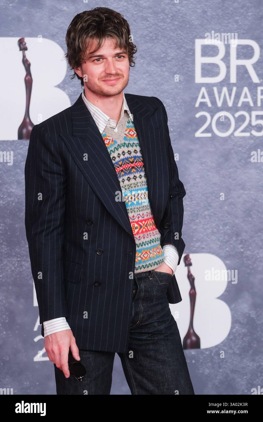 Joe Keery Hi Res Stock Photography And Images Alamy London Uk 1st Mar 2025 Joe Keery Seen At The The Brit Awards 2025 Red Carpet Arrivals Picture By Julie Edwardsalamy Live News 3A02K3R
