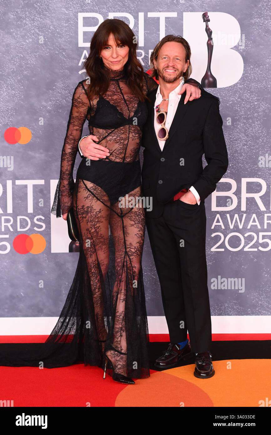 London UK 1 March 2025 Davina McCall And Michael Douglas Arriving london-uk-1-march-2025-davina-mccall-and-michael-douglas-arriving