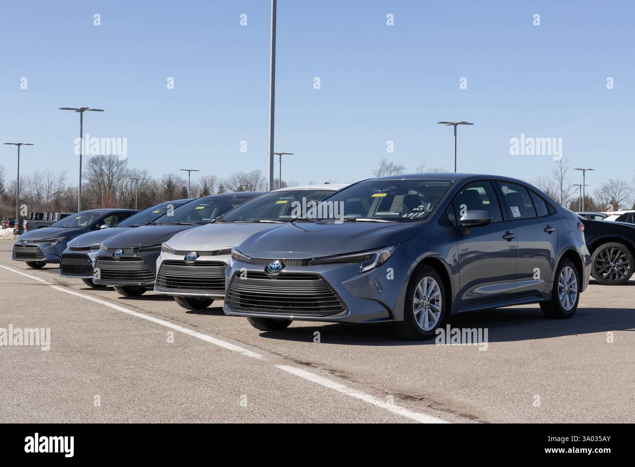 Noblesville - January 28, 2025: Toyota Corolla display at a dealership ...