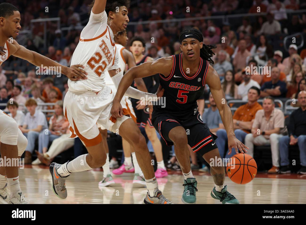 AUSTIN, TX - MARCH 01: Georgia Bulldogs guard Silas Demary Jr. (5 ...