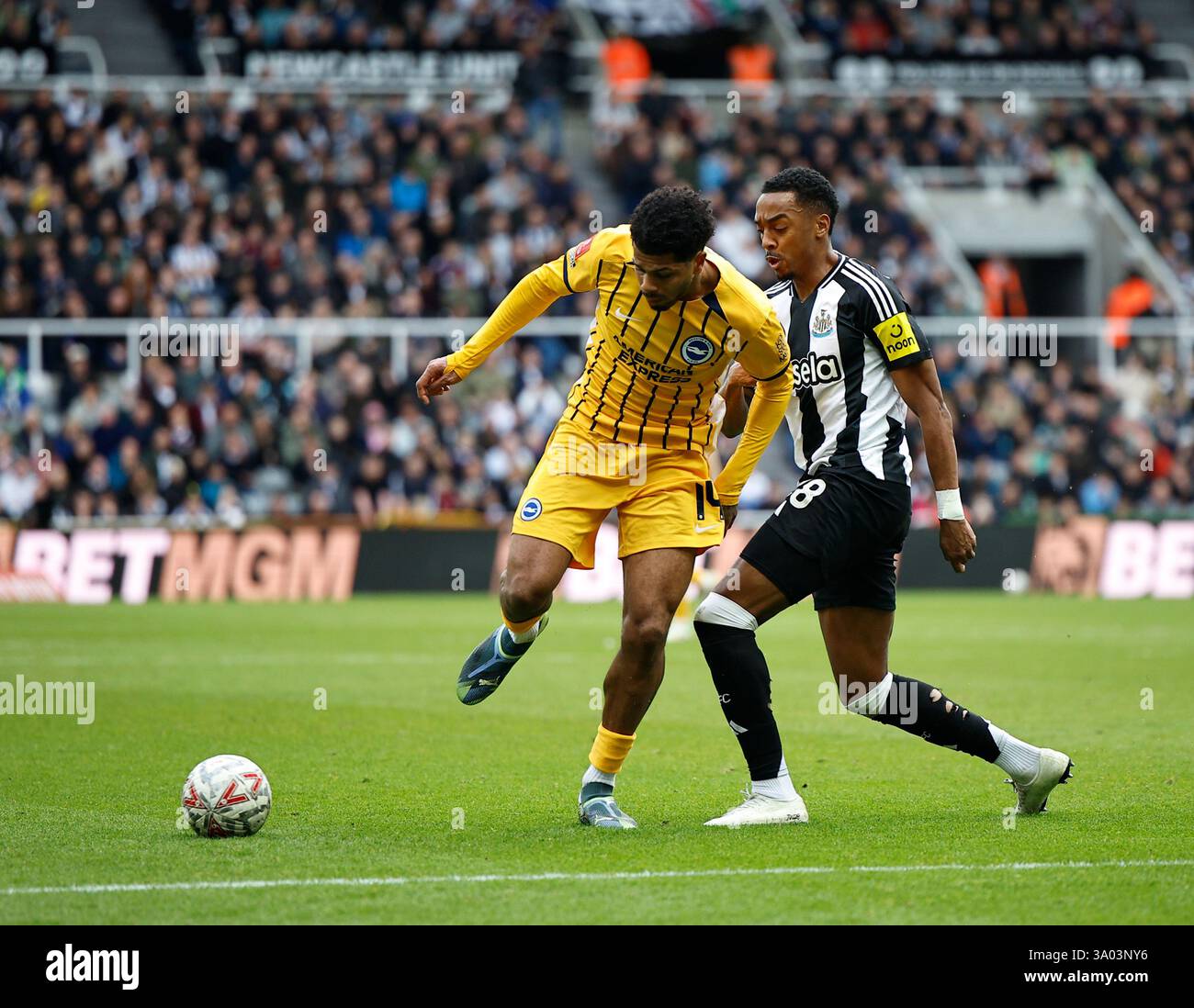 St James Park, Newcastle, UK. 2nd Mar, 2025. FA Cup Fifth Round ...
