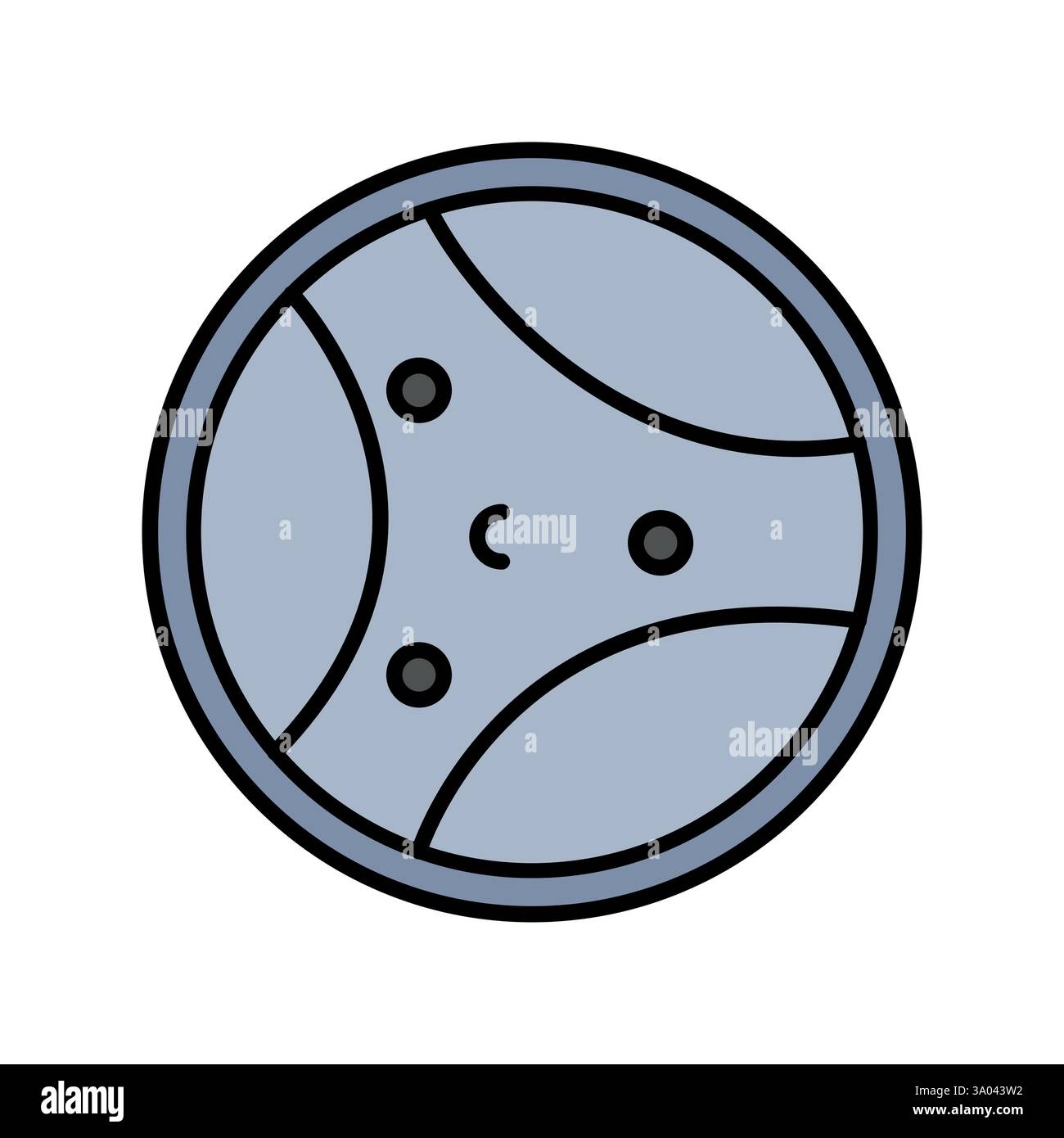 Glass break detector color line icon. Vector isolated element. Editable stroke. Stock Vector