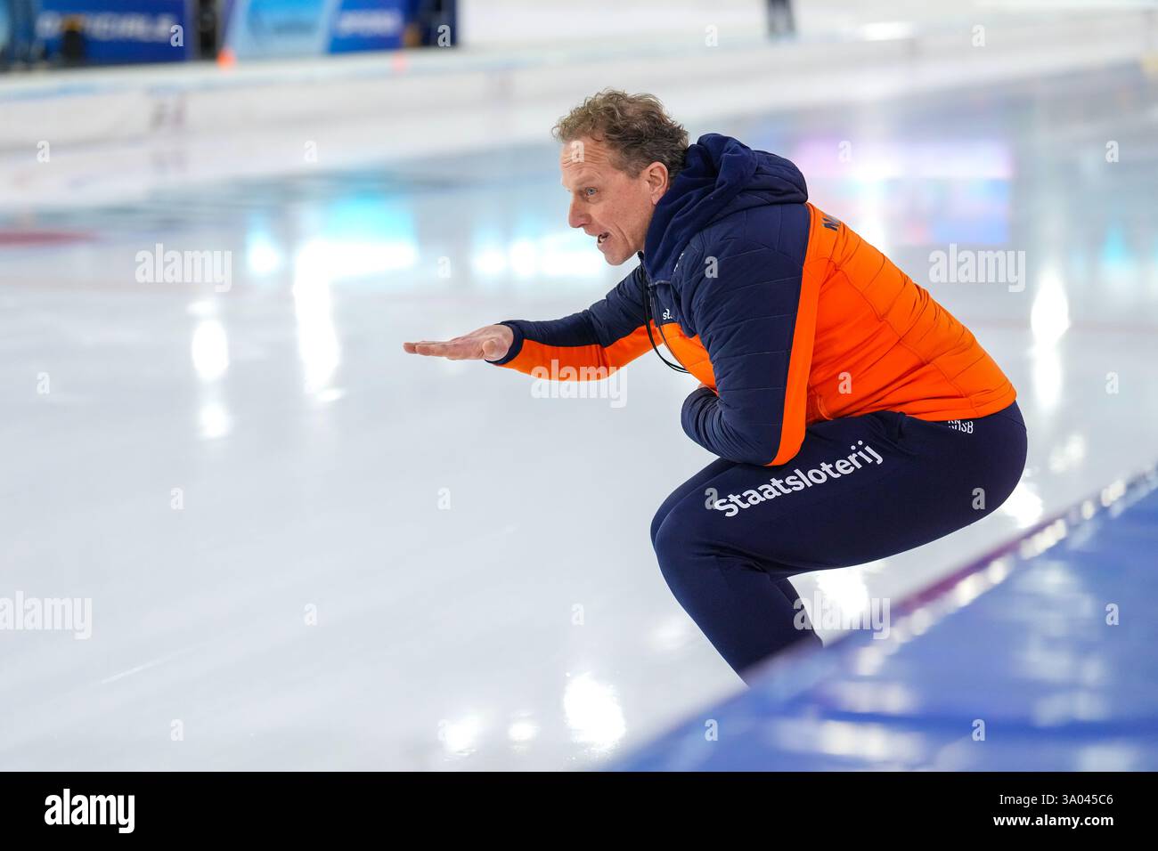 Heerenveen, Netherlands. 02nd Mar, 2025. HEERENVEEN, NETHERLANDS ...