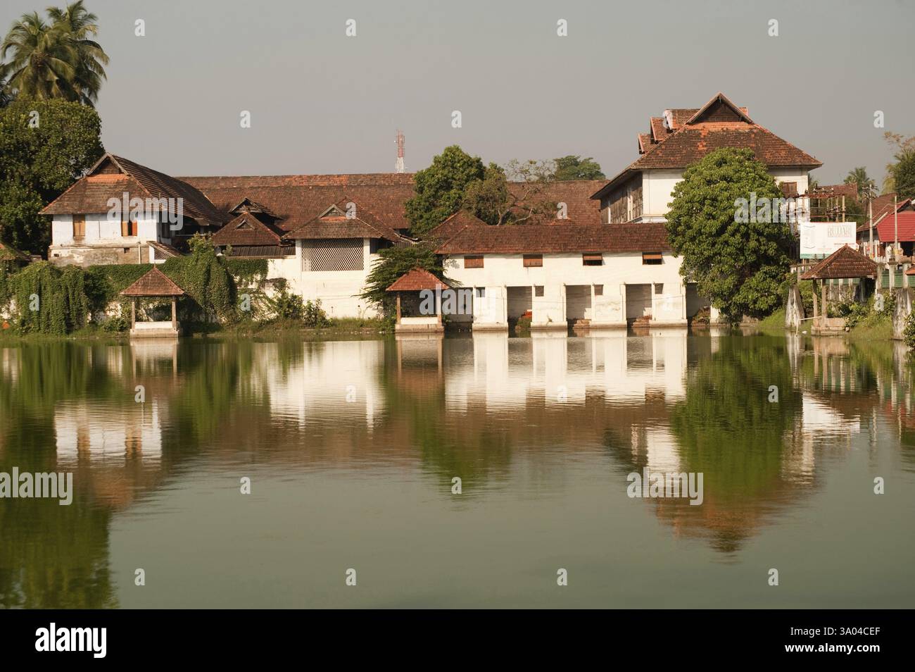 Houses near shri padmanabhaswamy temple, Trivandrum Thiruvananthapuram, Kerala, India, Asia Stock Photo