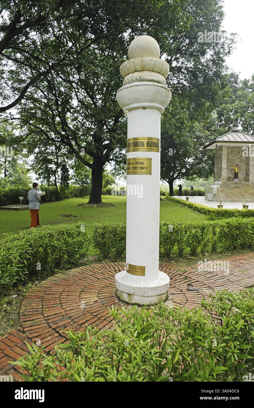 Man reading book, UNESCO World Heritage Devdaha birthplace of Mayadevi ...