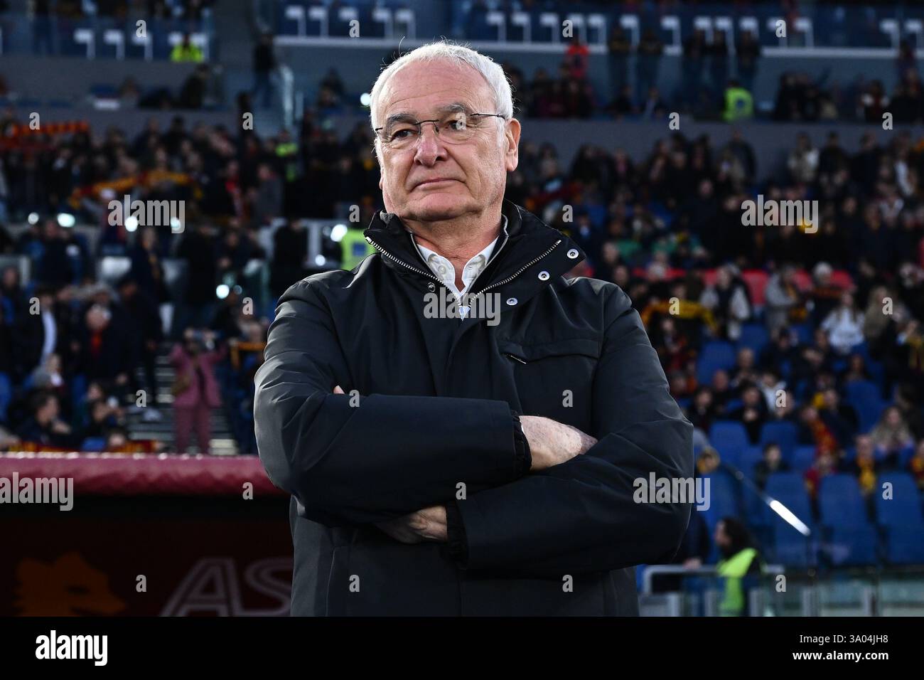 Sandro Ranieri Coach Claudio Ranieri coach of A.S. Roma participates in the 27th day of the ...