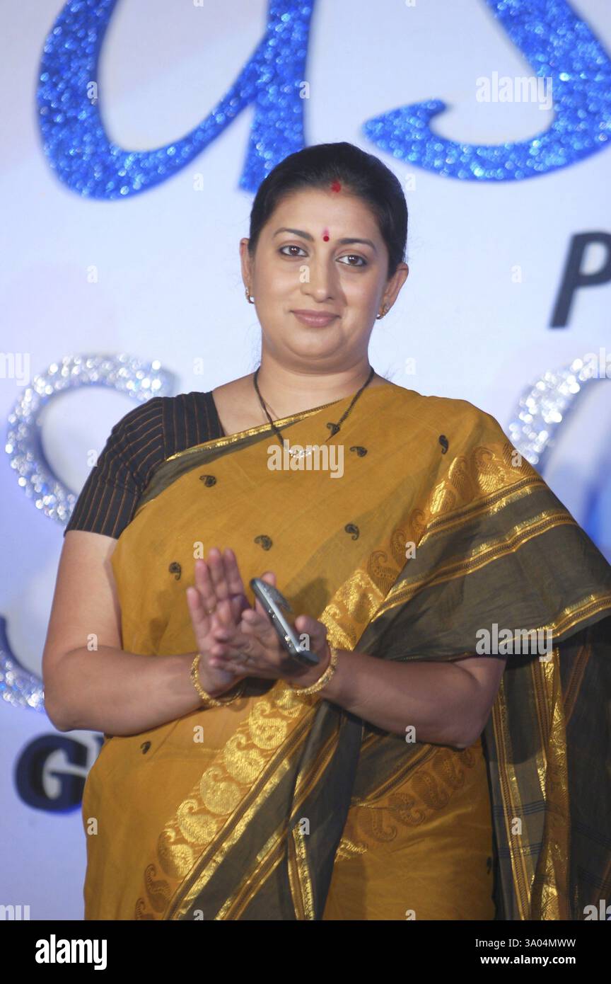 Smriti irani hi-res stock photography and images - Alamy
