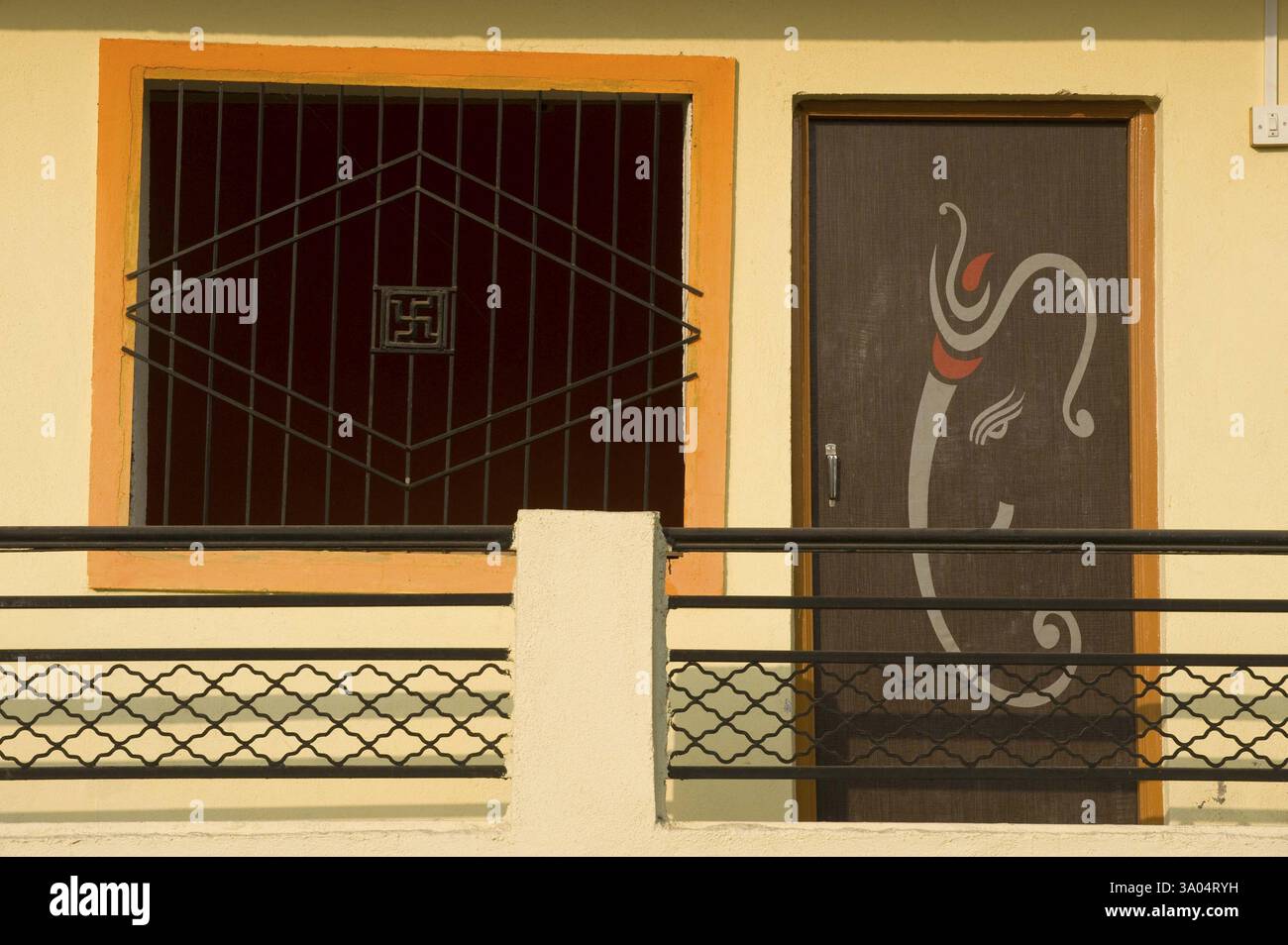 Rural indian door hi-res stock photography and images - Alamy