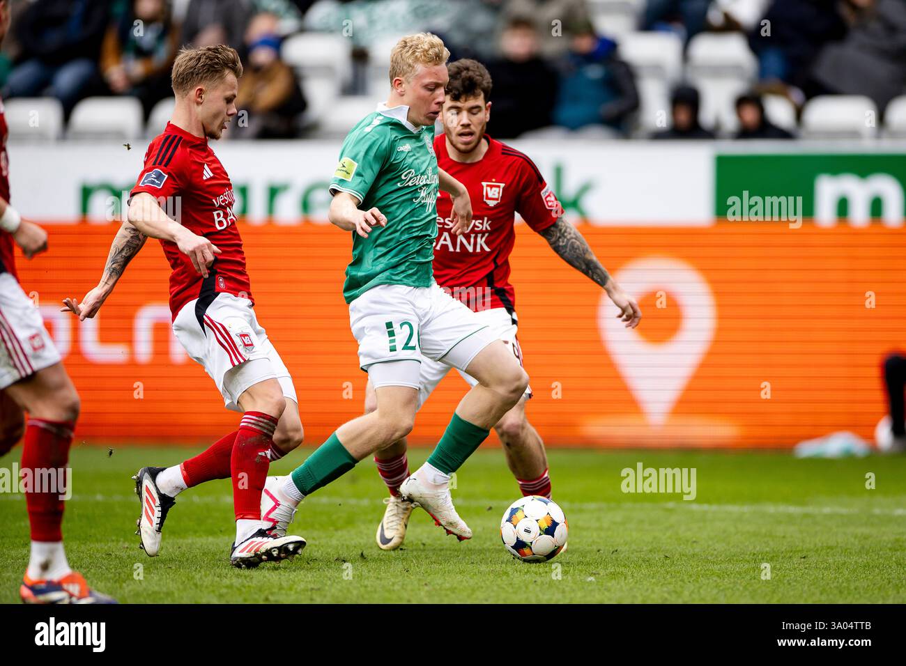 Viborg FF's Hjalte Bidstrup (26) during the Superliga match between ...