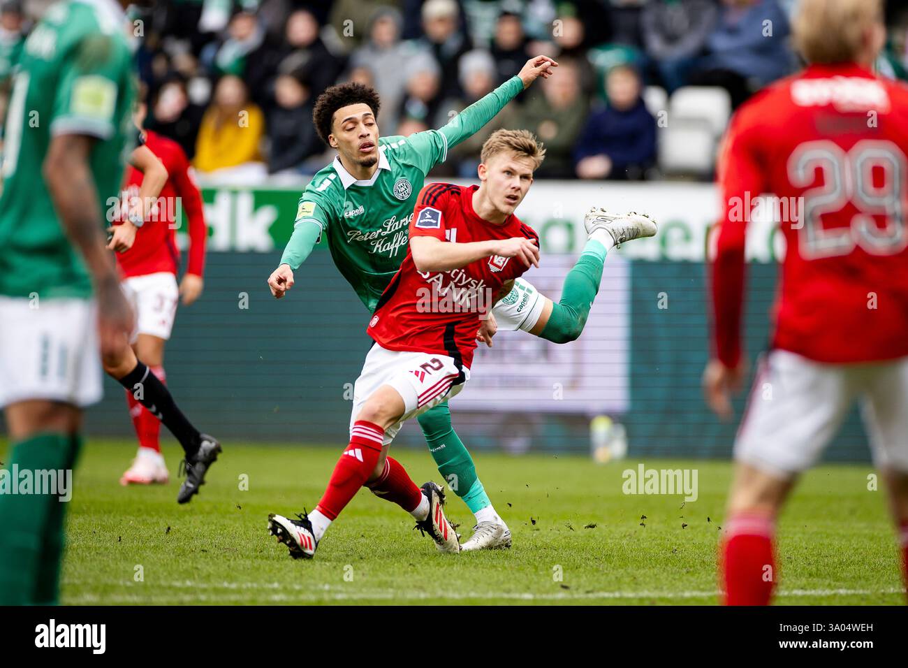 Vejle Boldklub's Thomas Gundelund (2) during the Superliga match ...