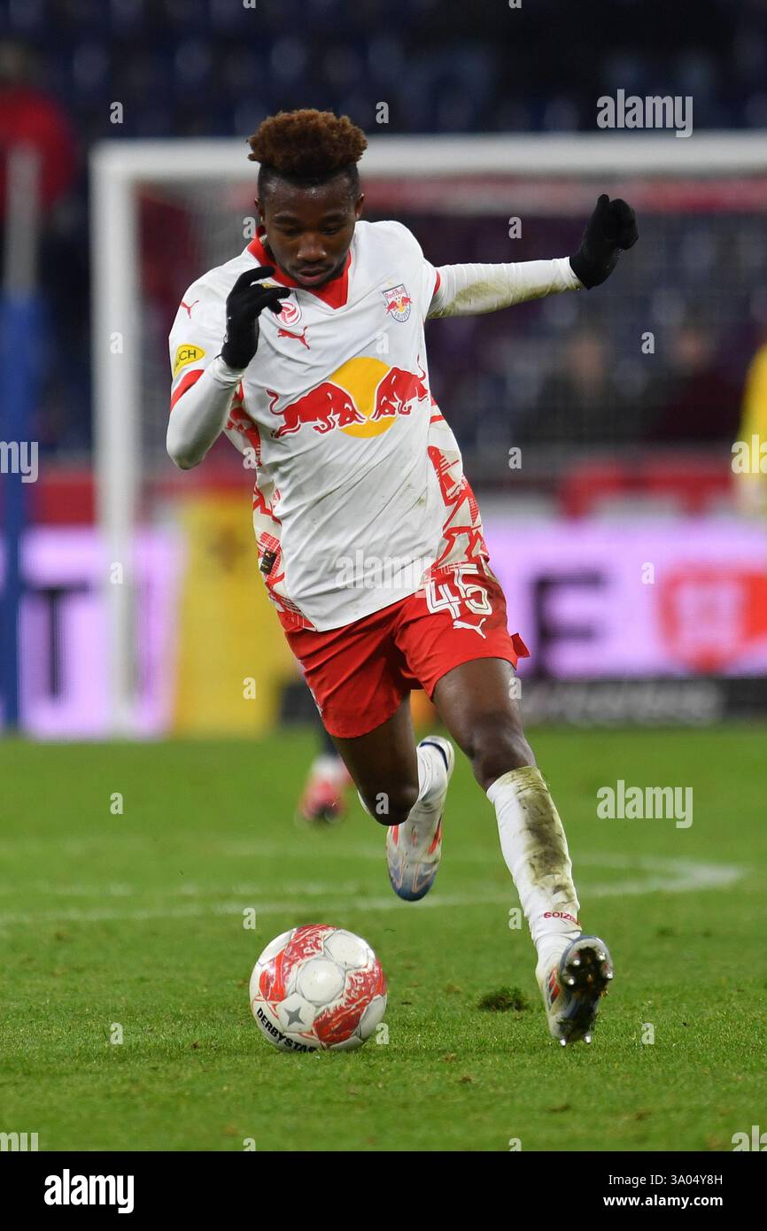 SALZBURG, AUSTRIA - MARCH 2: Dorgeles Nene of Salzburg during the ...