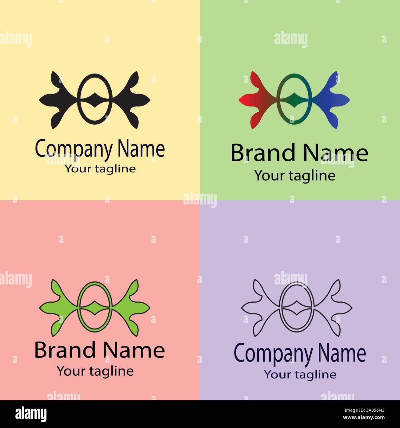 Professional Unique Latest logo design with different designs of the ...