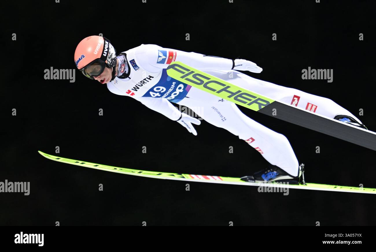 Trondheim, Norway. 02nd Mar, 2025. Nordic skiing, World Championships ...