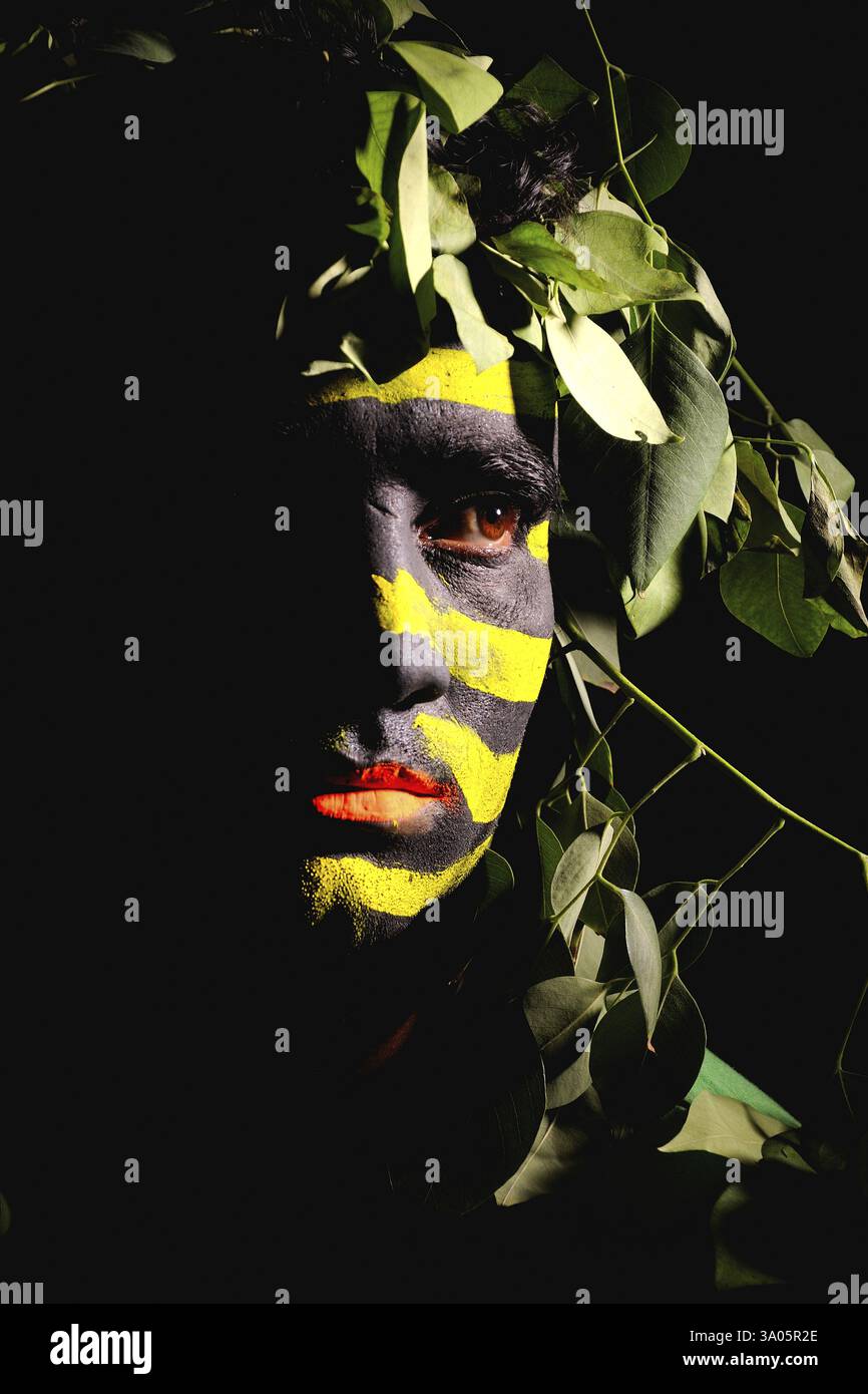 Tribal cut out hi-res stock photography and images - Alamy