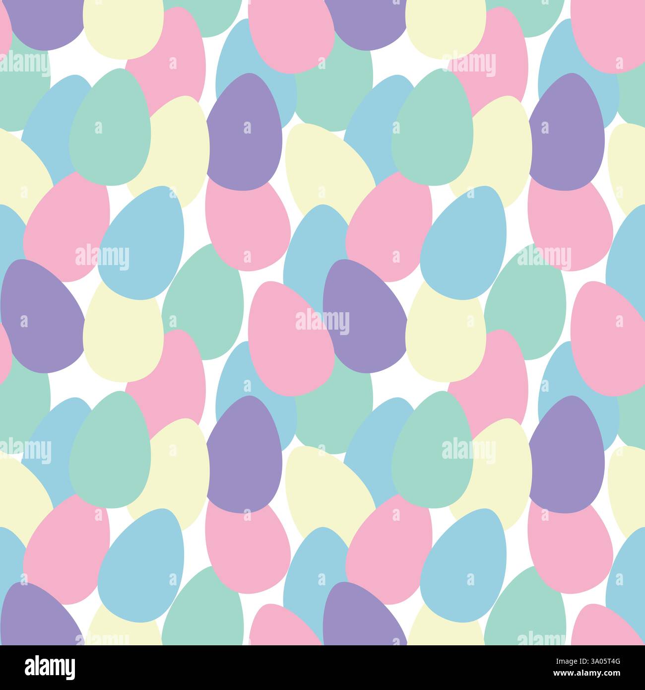 Seamless easter background pattern with easter eggs . Vector EPS8 Stock ...