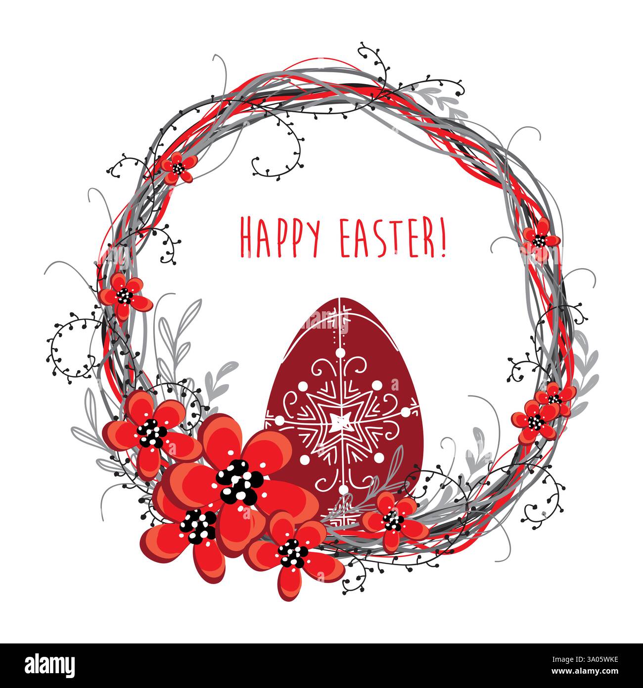 Vector drawing big red hi-res stock photography and images - Alamy