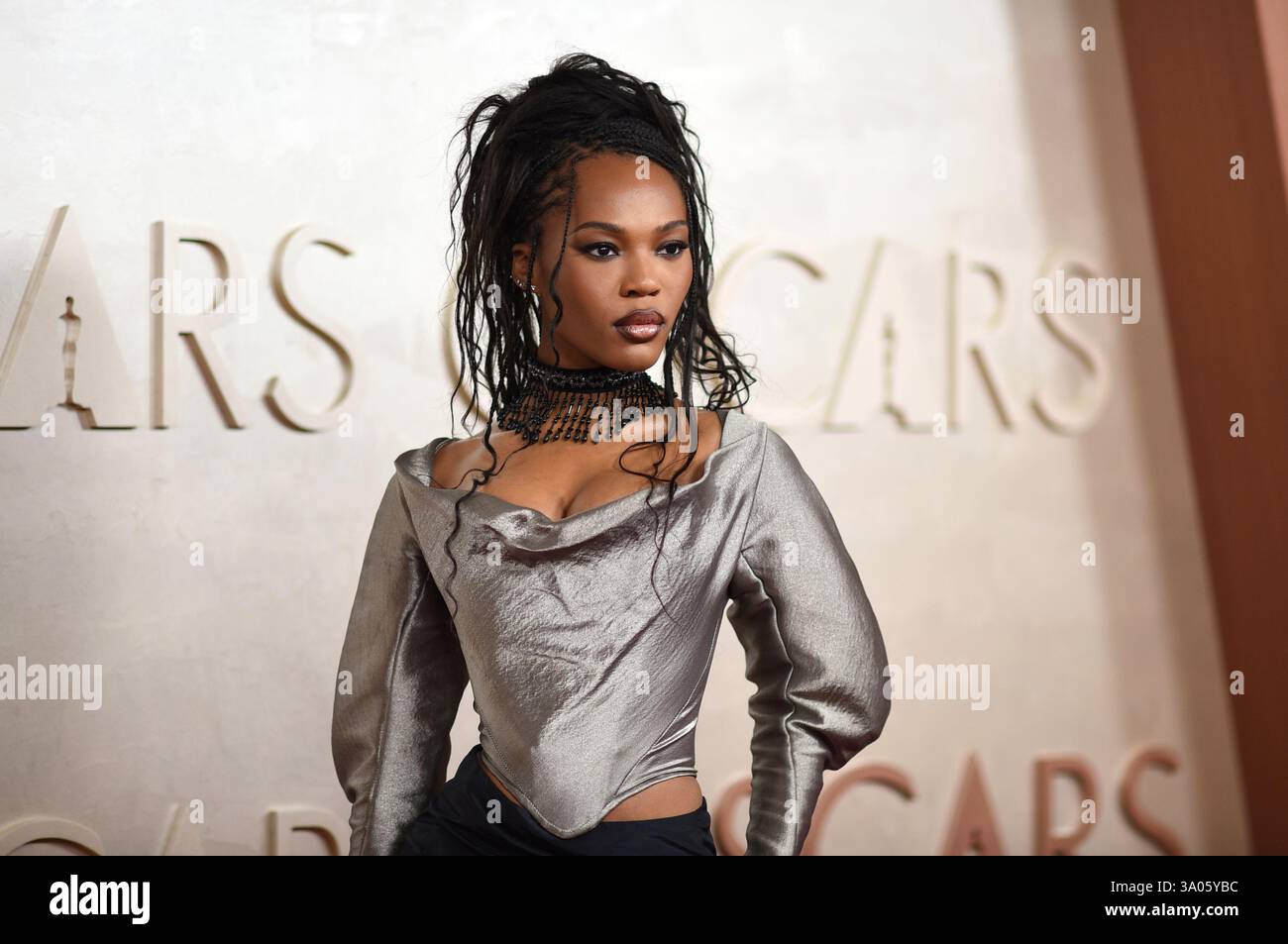 Quenlin Blackwell arrives at the Oscars on Sunday, March 2, 2025, at