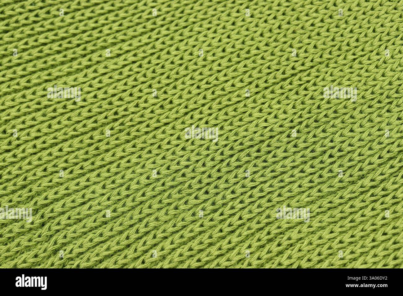 Green knit wool fabric texture pattern Stock Photo - Alamy