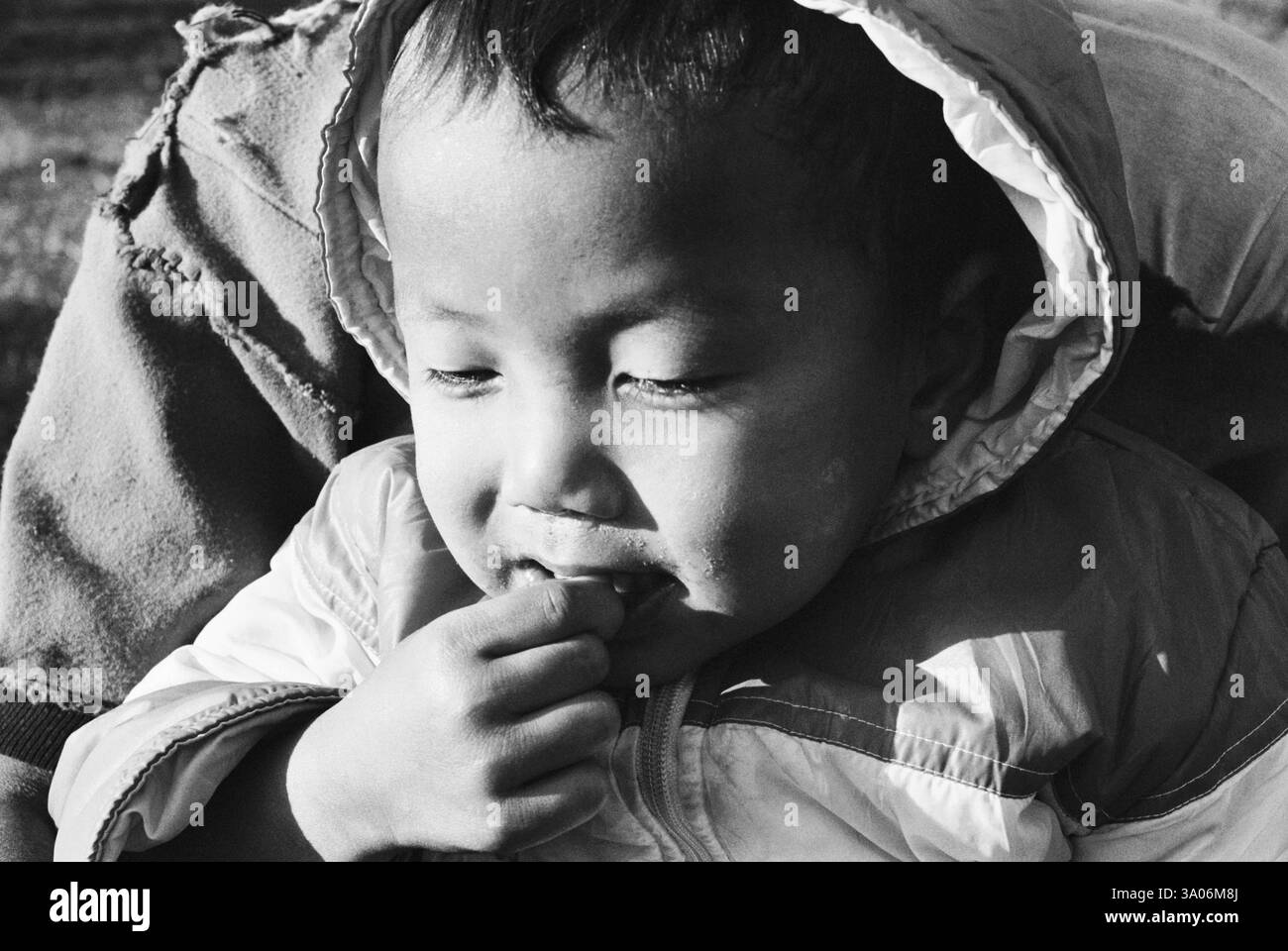 Tribal child, Arunachal Pradesh, India 1982 Stock Photo