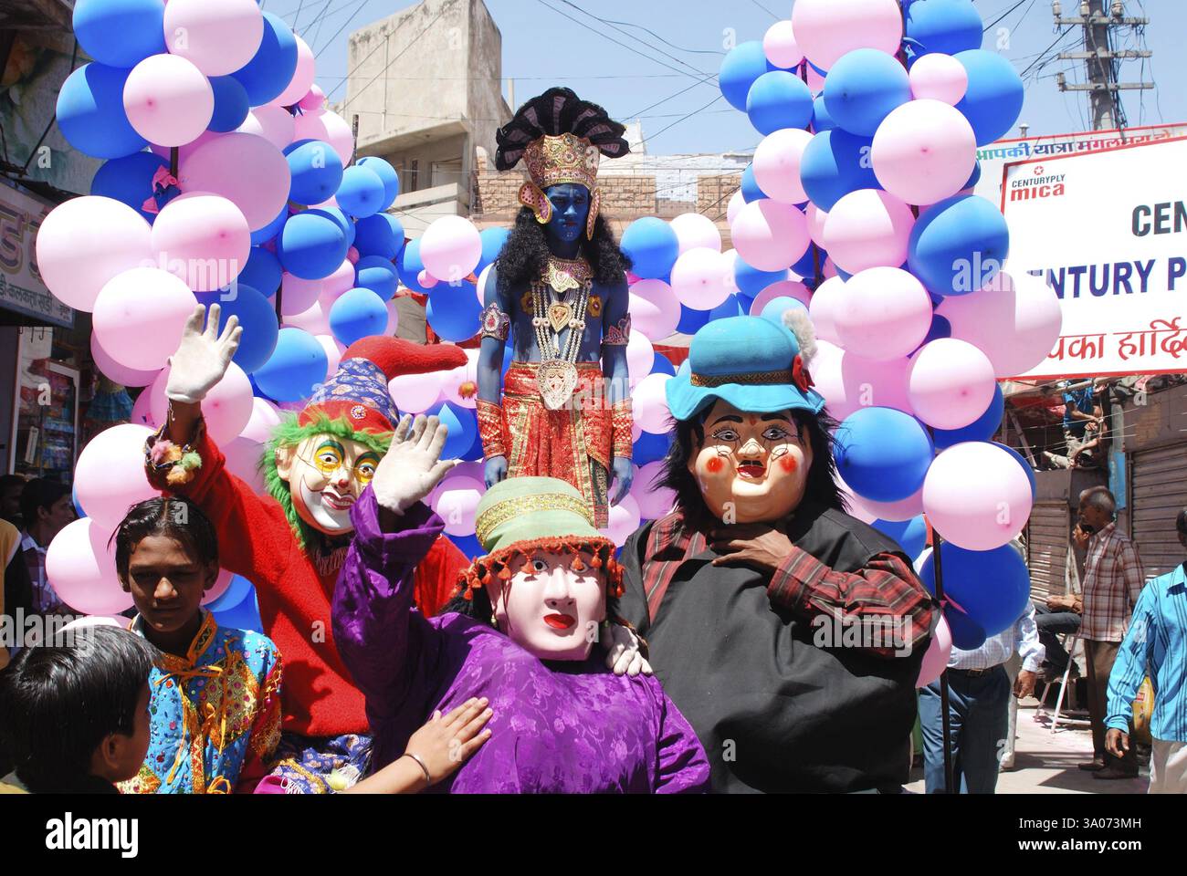 Jhanki of Parshvnath in Mahaveer Jayanti, Jodhpur, Rajasthan, India NO ...