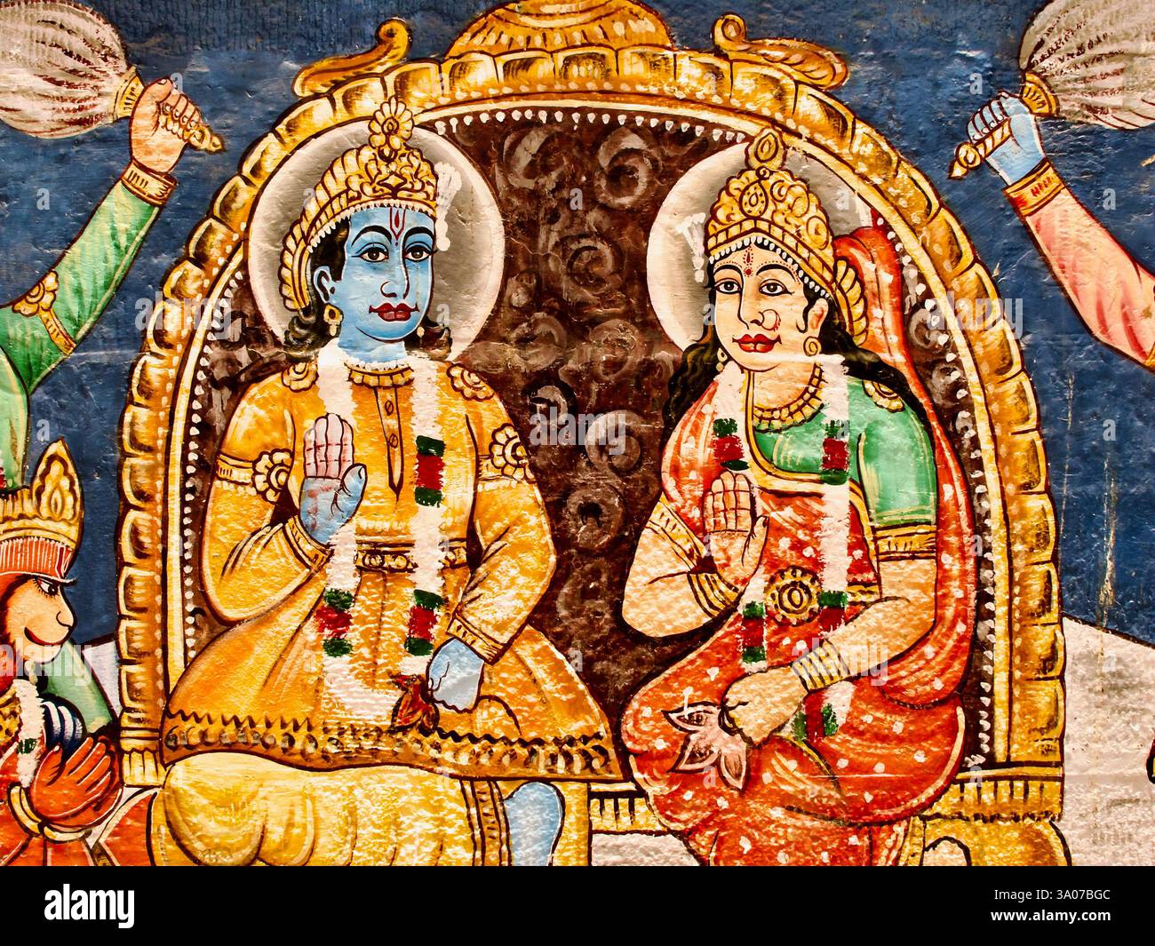 Dharma hindu painting hi-res stock photography and images - Alamy