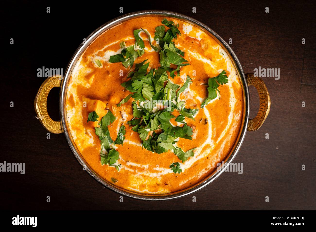 Butter chicken in a dish Stock Photo