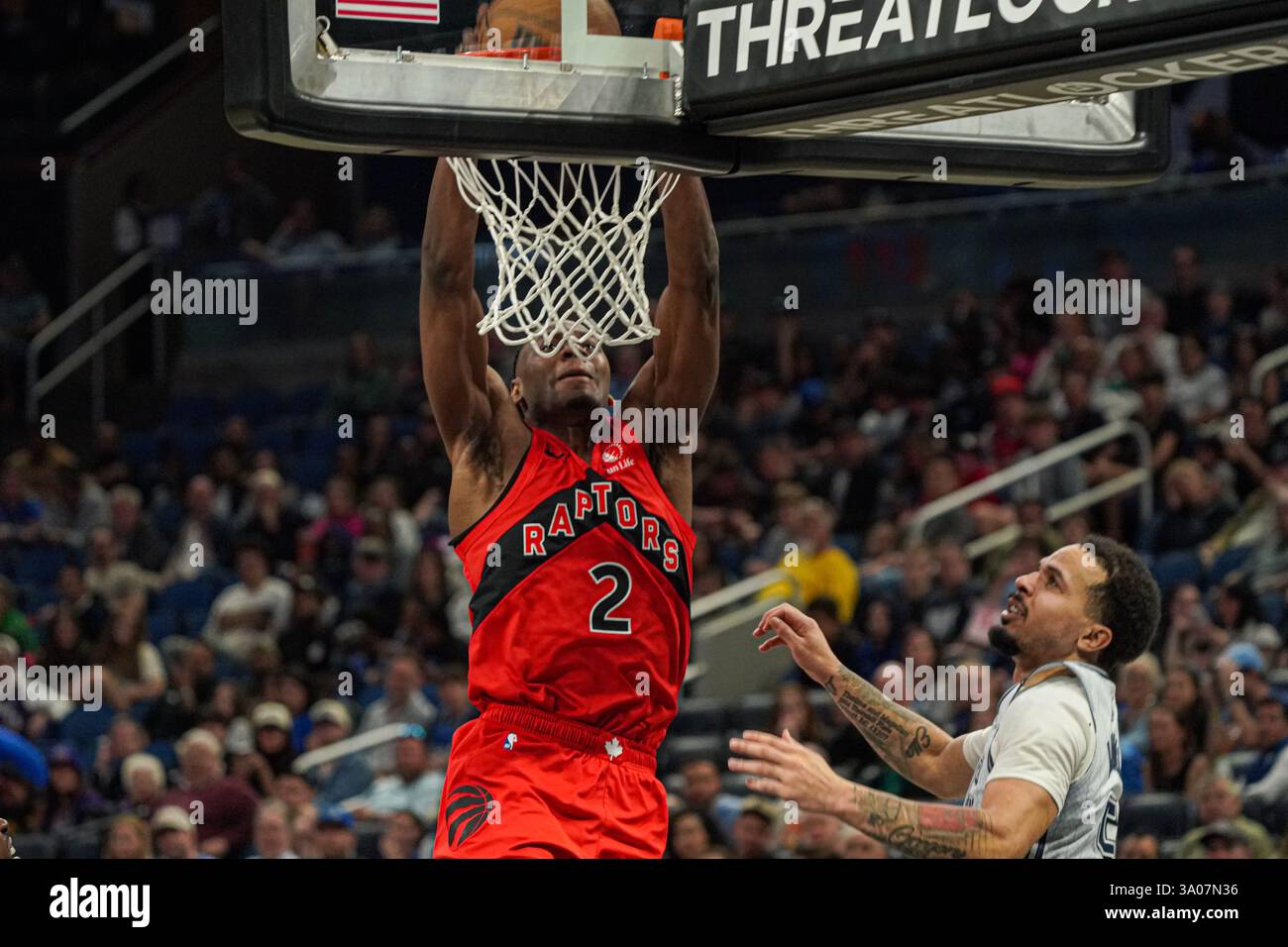 Orlando, Florida, USA, March 2, 2025, Toronto Raptors forward Jonathan ...