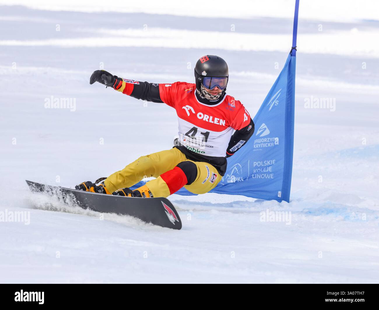 Roland Fischnaller of Italy competes in Parallel Giant Slalom, FIS ...