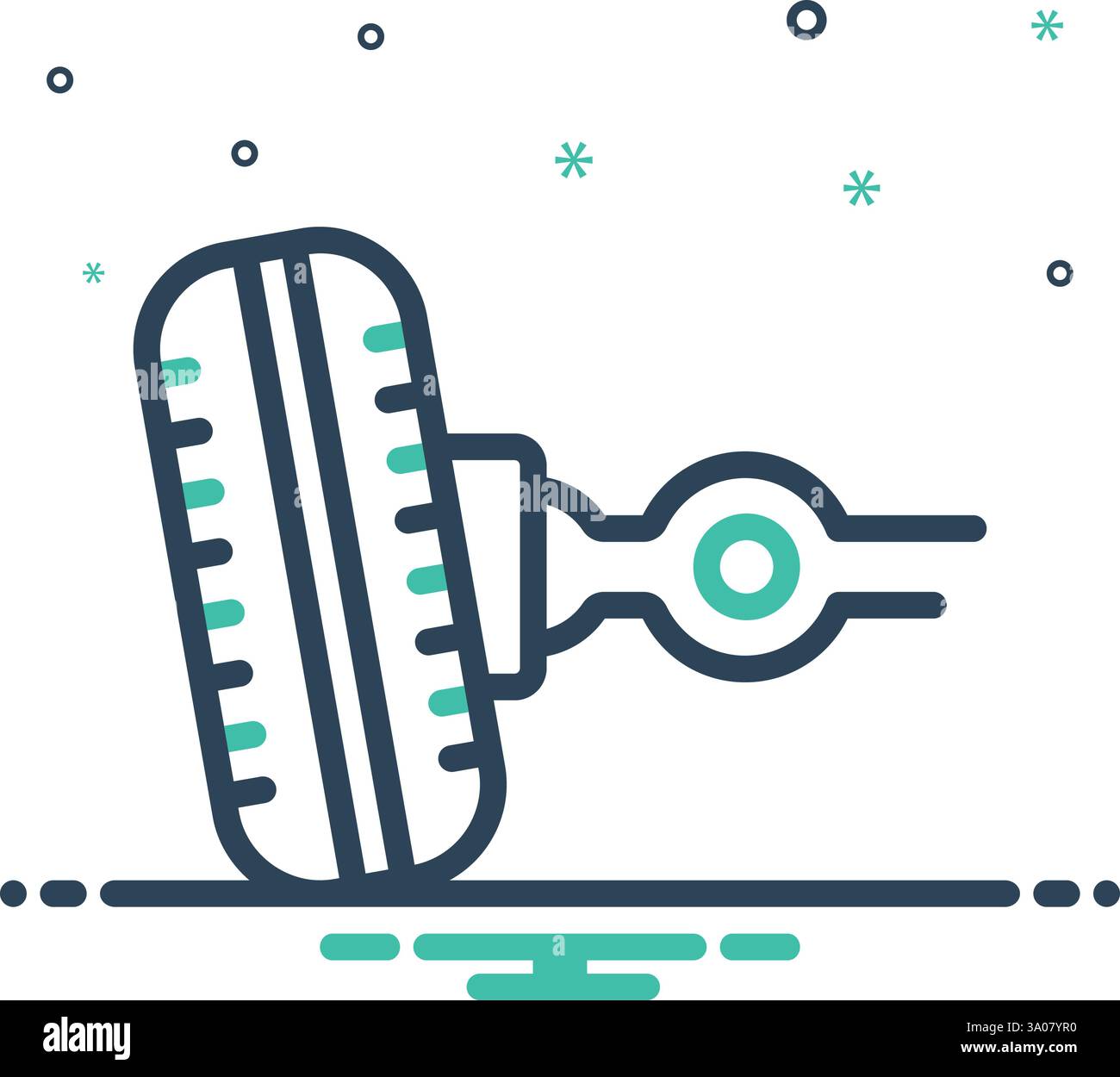 Icon for aliment wheel, aliment Stock Vector