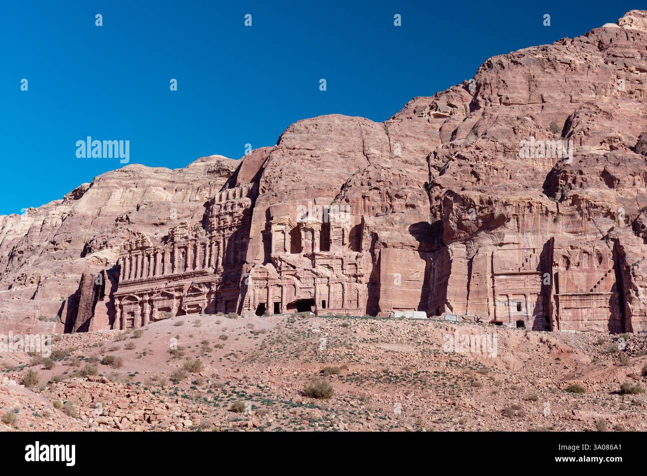 Several rock tombs, Palace tomb, Royal tombs and Corinthian tomb at ...