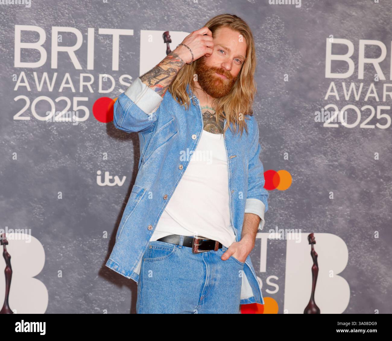 Sam Ryder O2 Postre London, UK. 01st Mar, 2025. Sam Ryder attends The BRIT Awards 2025 at ...