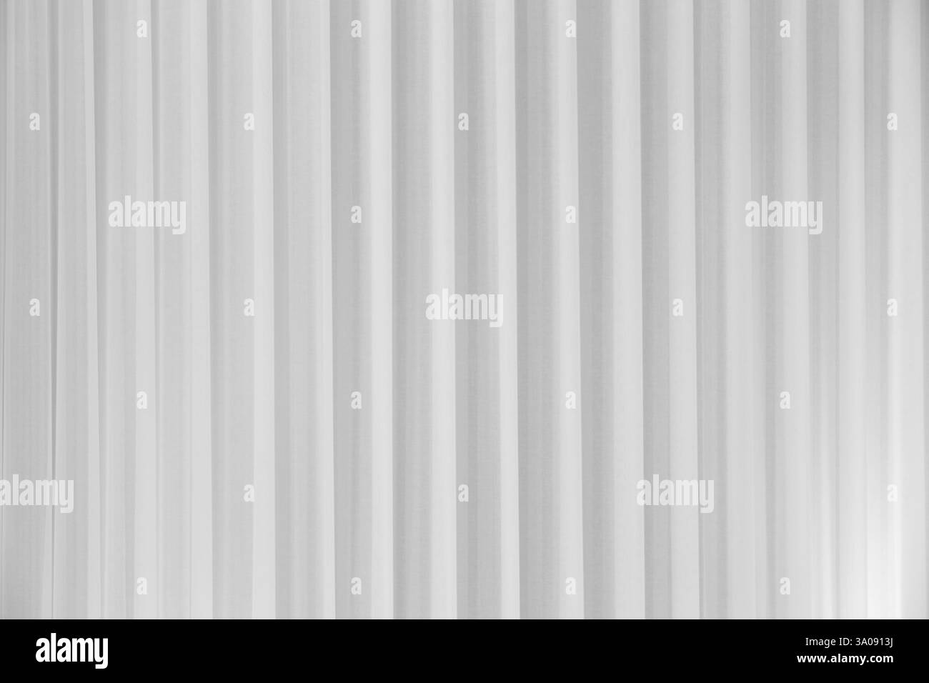 White minimal background. Geometric gradient vertical lines. Copy space Stock Photo