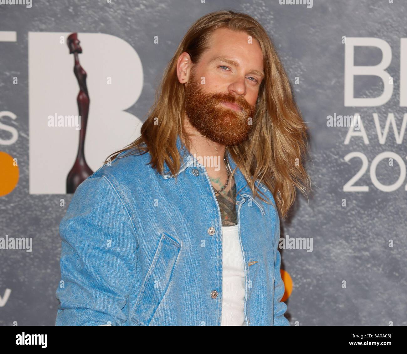Sam Ryder O2 Postre London, UK. 01st Mar, 2025. Sam Ryder attends The BRIT Awards 2025 held ...