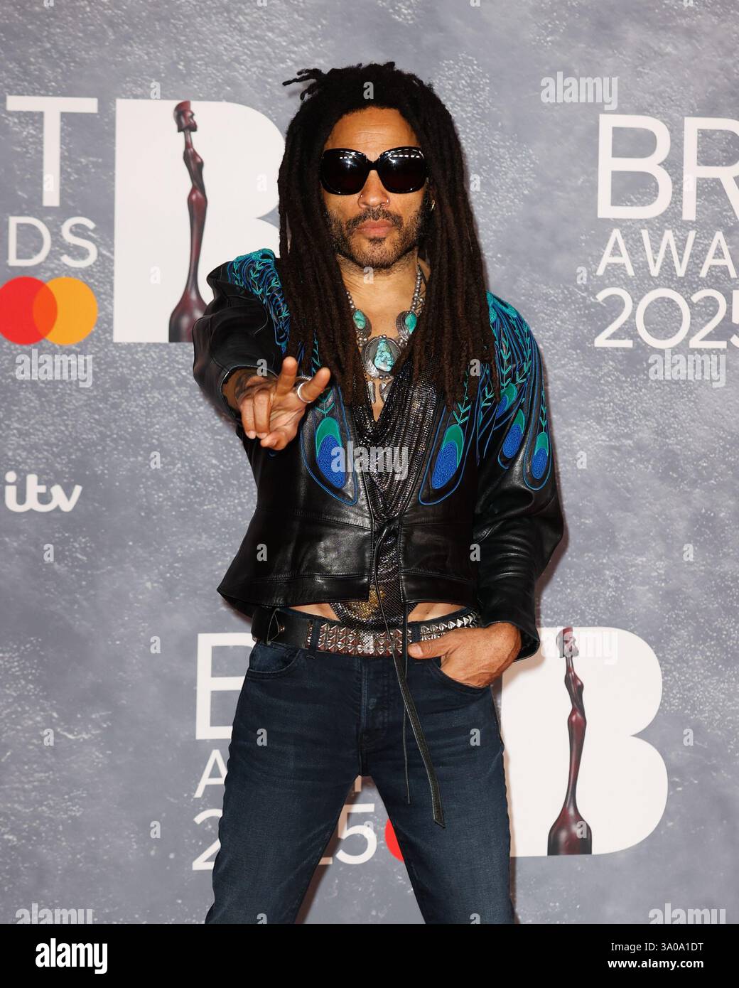 London, UK. 01st Mar, 2025. Lenny Kravitz attends The BRIT Awards 2025