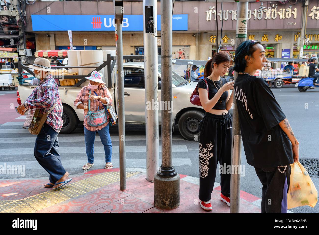 Bangkok, Thailand. February 18th 2025. Young and old, modern and