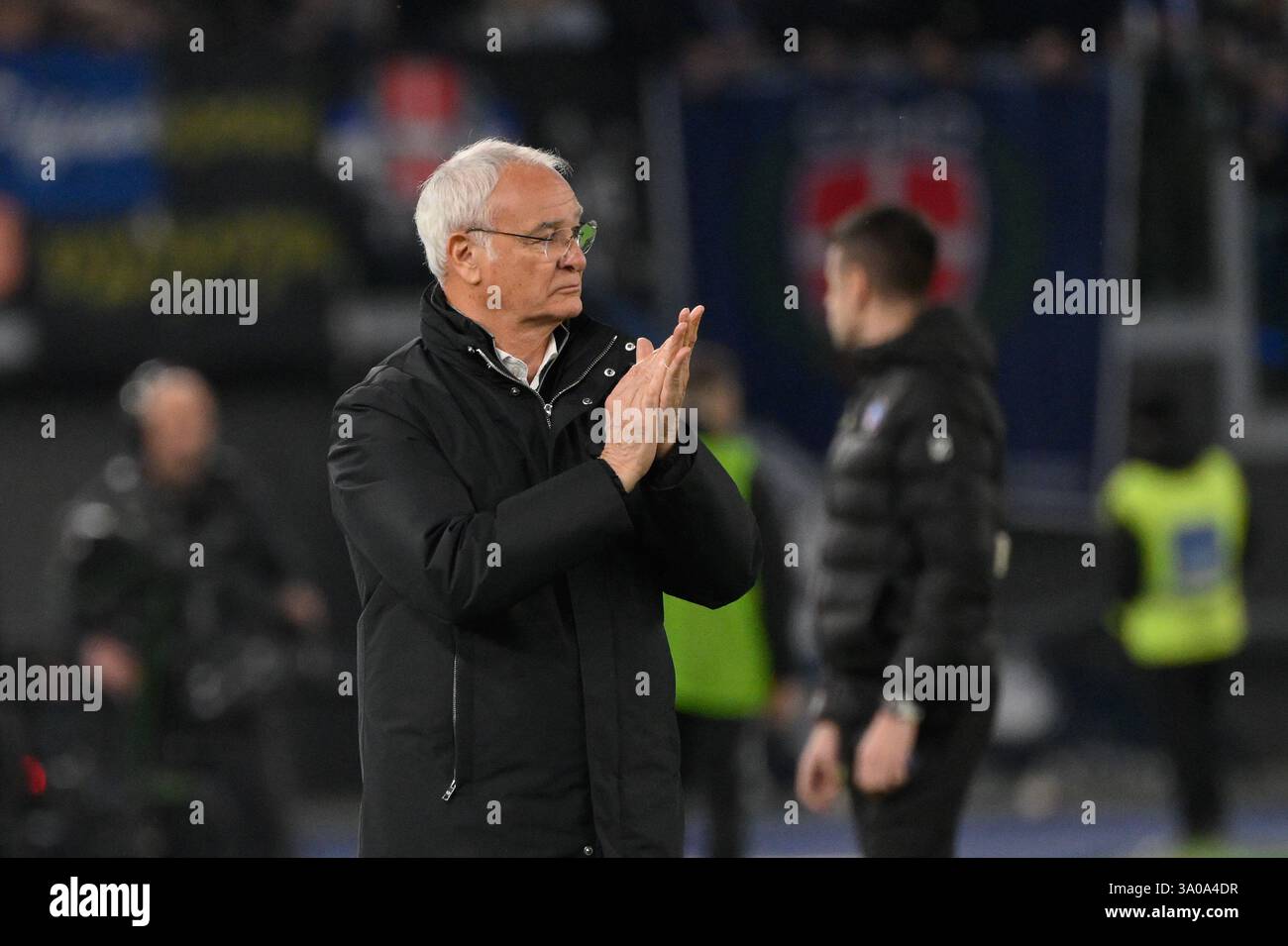 As Roma Coach Romaâ??s head coach Claudio Ranieri during the Italian Football ...