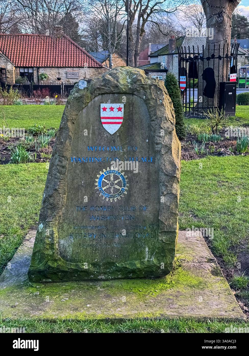 Washington Old Hall, Washington Village, Tyne and Wear - Smartphone Captured Stock Image