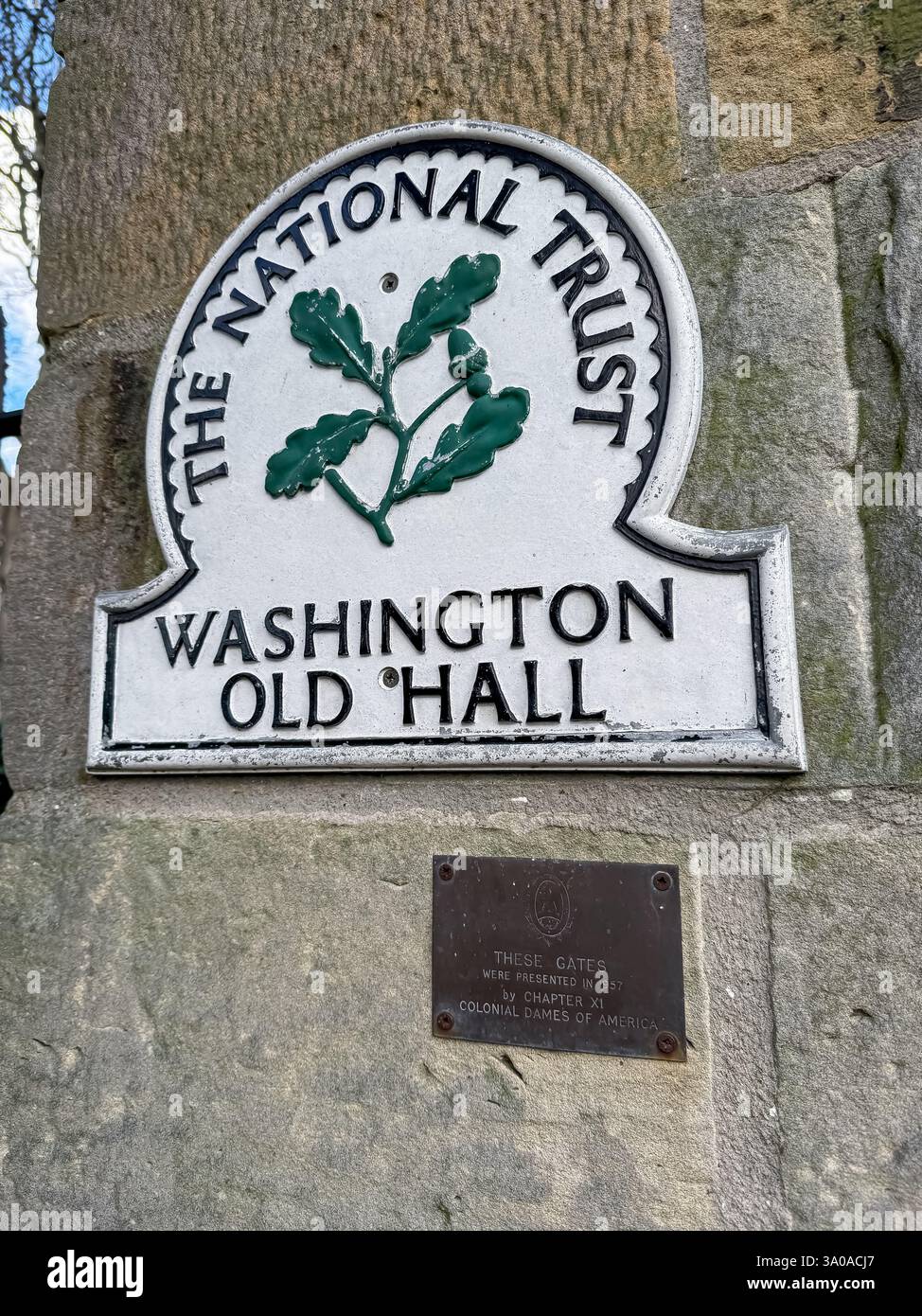 Washington Old Hall, Washington Village, Tyne and Wear - Smartphone Captured Stock Image