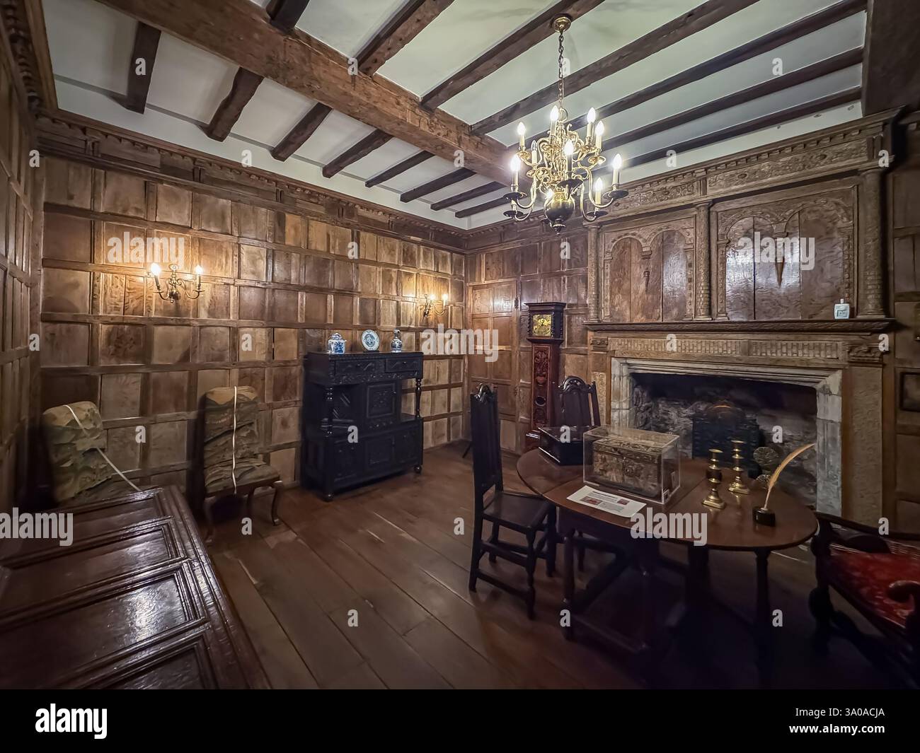 Washington Old Hall, Washington Village, Tyne and Wear - Smartphone Captured Stock Image