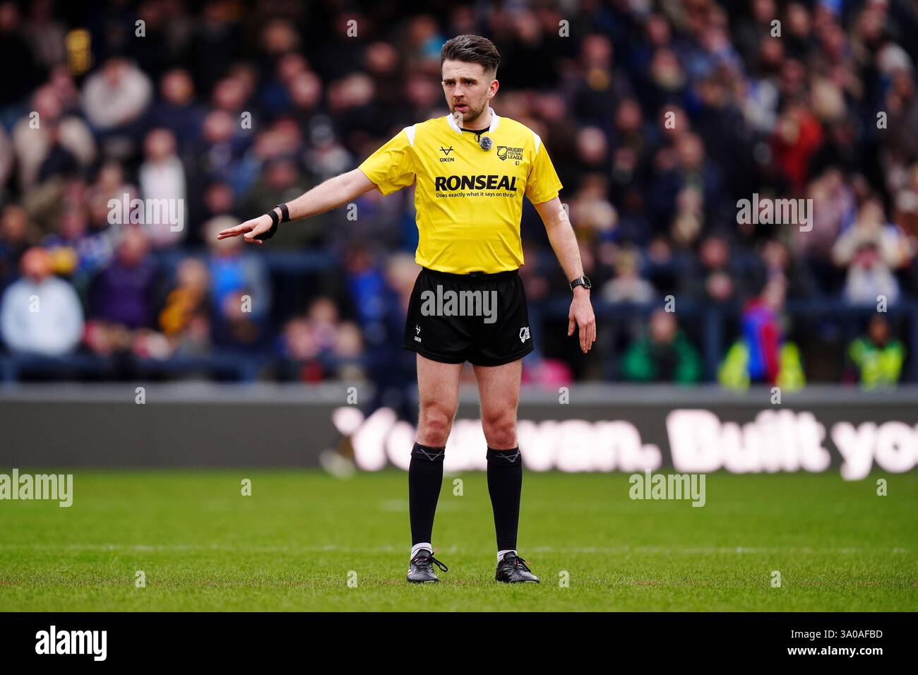 Referee Marcus Griffiths during the Betfred Super League match at the ...